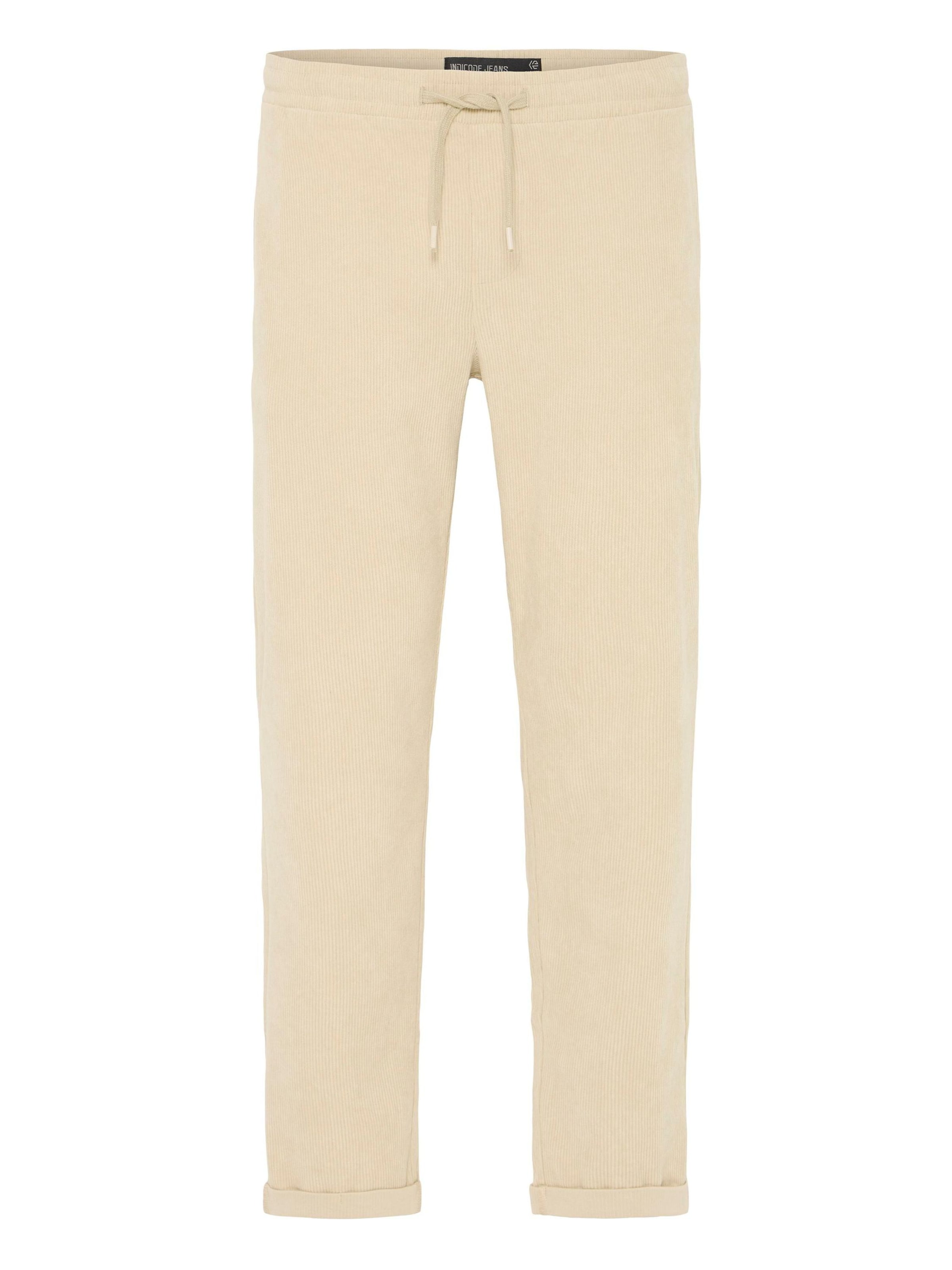 INDICODE JEANS Regular Chinohose ' IDMotoril ' in Beige: Vorderseite