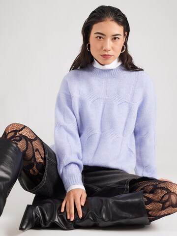 PIECES Свитер 'PCJENNA' в Синий: спереди