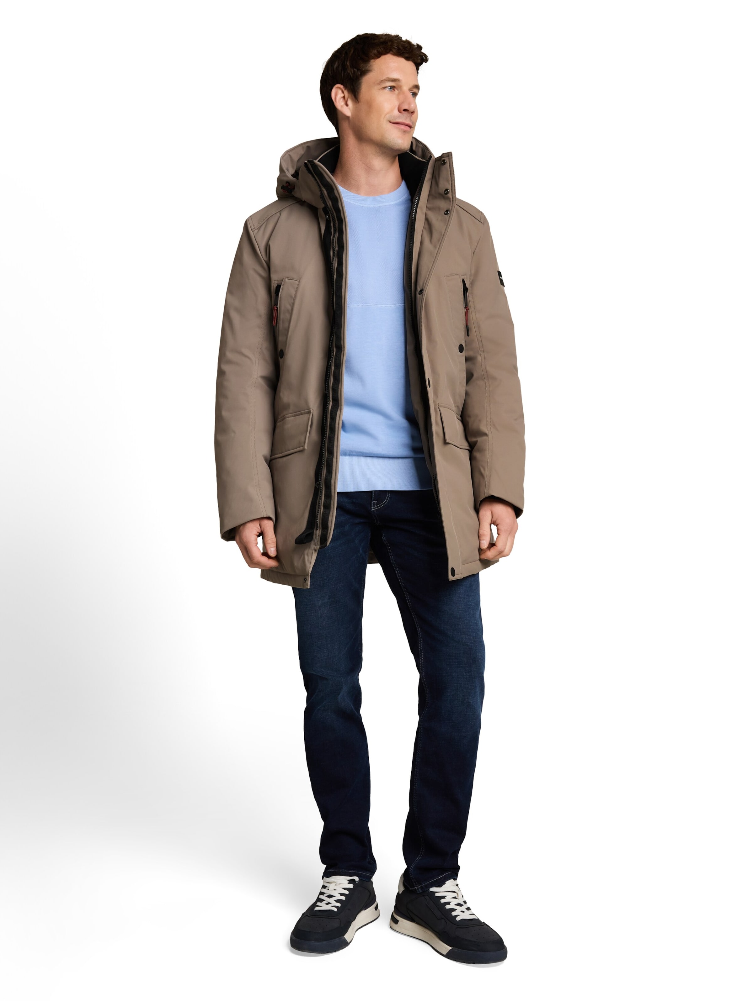 TOM TAILOR - Chaqueta funcional en marrón