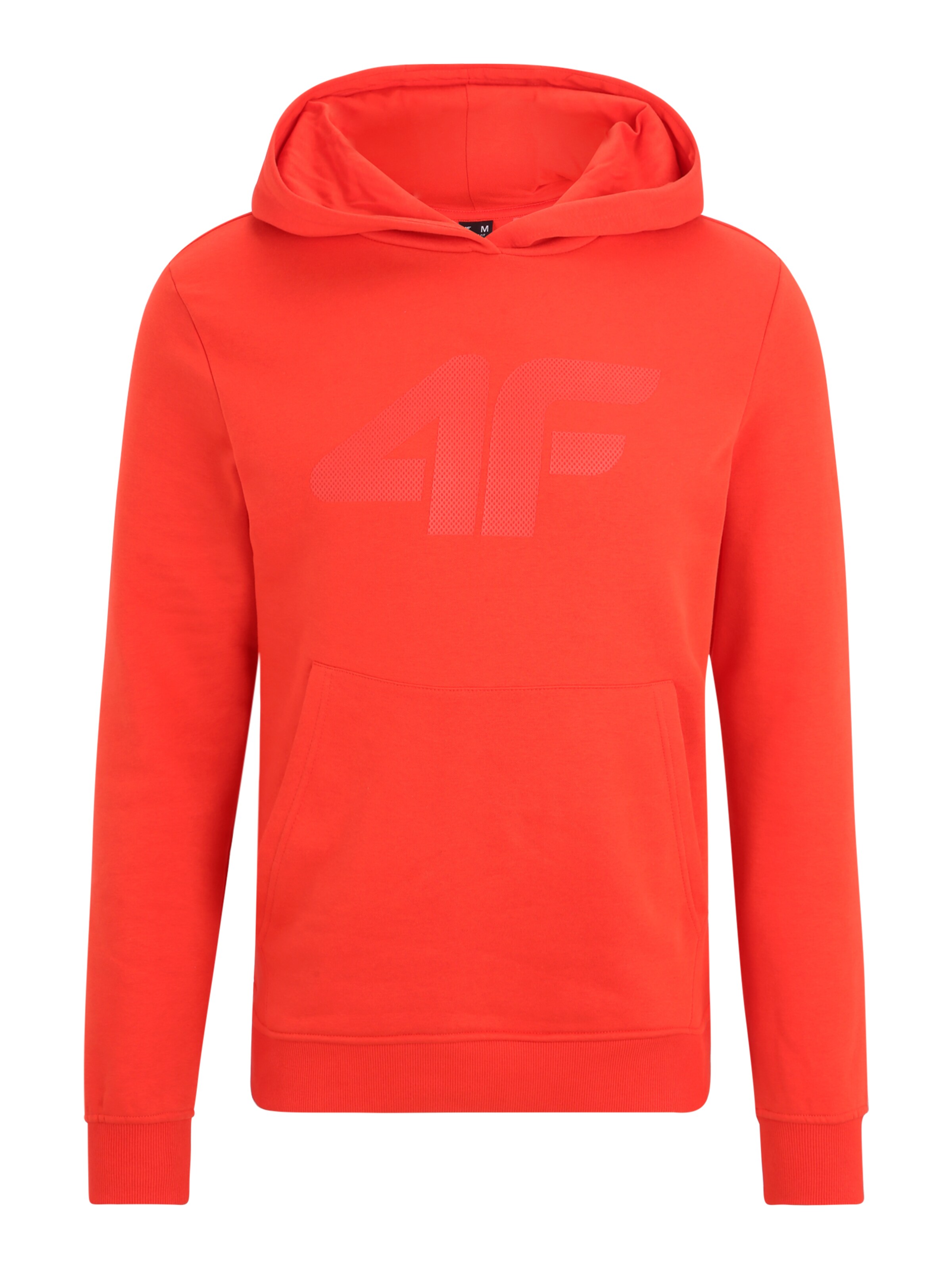 Felpa sportiva di 4F in arancione: frontale