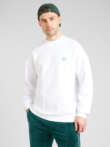 HUGO Blue Sweatshirt 'Ninnyo' i hvid