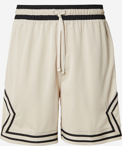 Jordan Sportske hlače 'DMND' u svijetlobež / crna, Pregled proizvoda