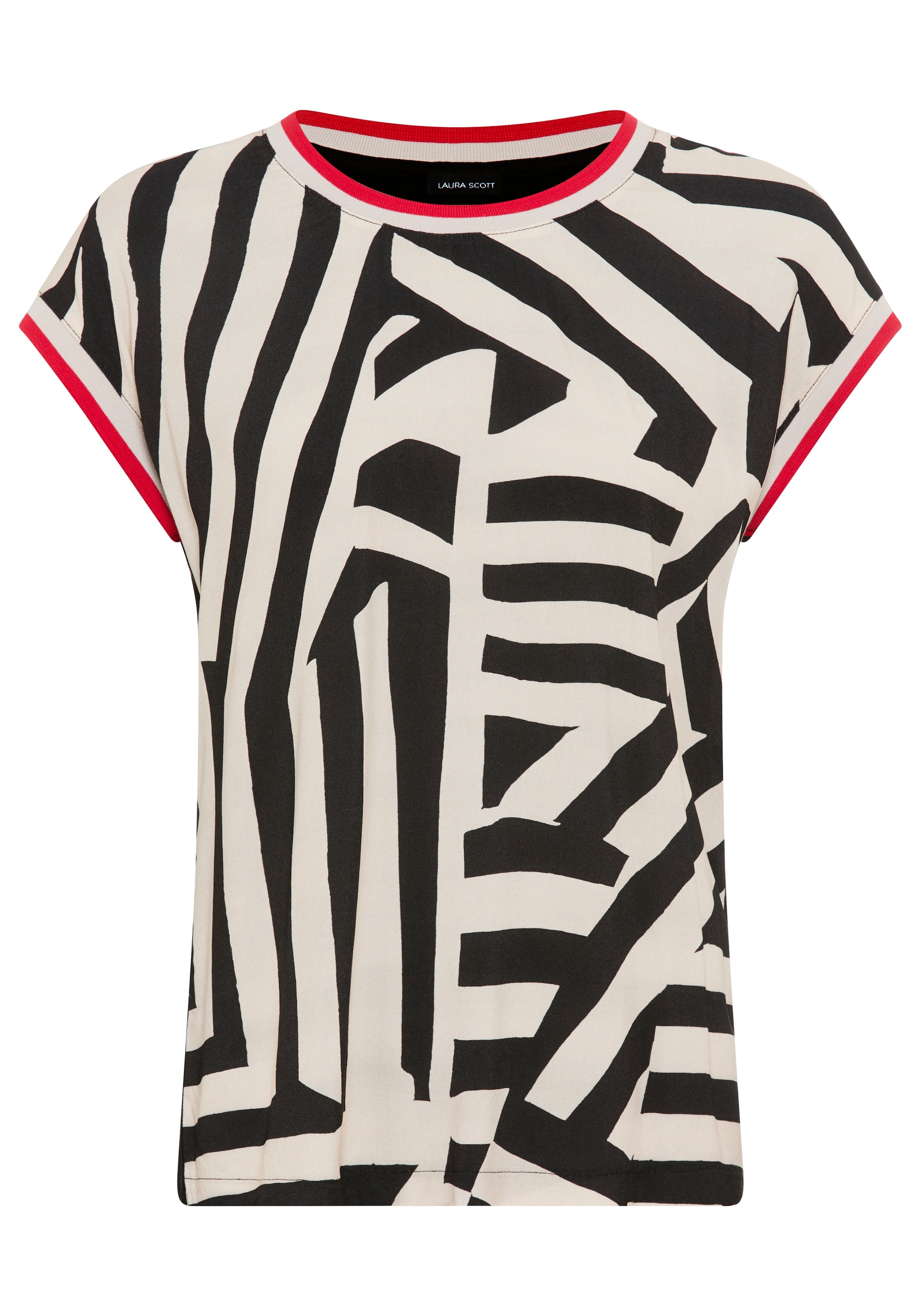 LAURA SCOTT Blouse in Beige: front