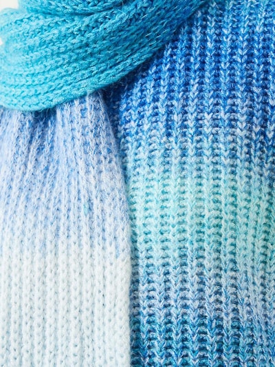 Pullover extra large Bianco Lucci di colore écru / turchese / acqua / giada, Visualizzazione prodotti