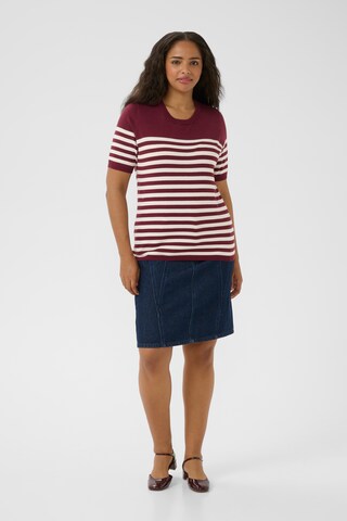 KAFFE CURVE Sweater 'KCLizzy' in Purple