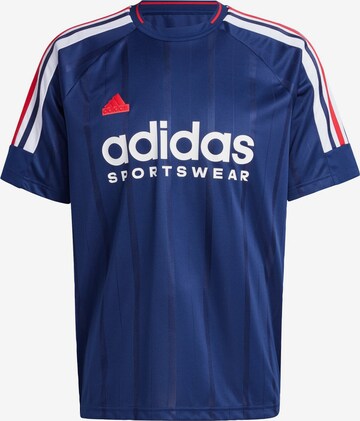 ADIDAS SPORTSWEAR Performance Shirt ' House of Tiro Nations' in Blue: front