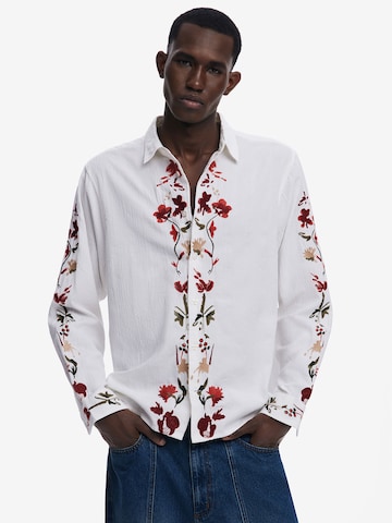 Desigual Средняя посадка Рубашка в Белый: спереди