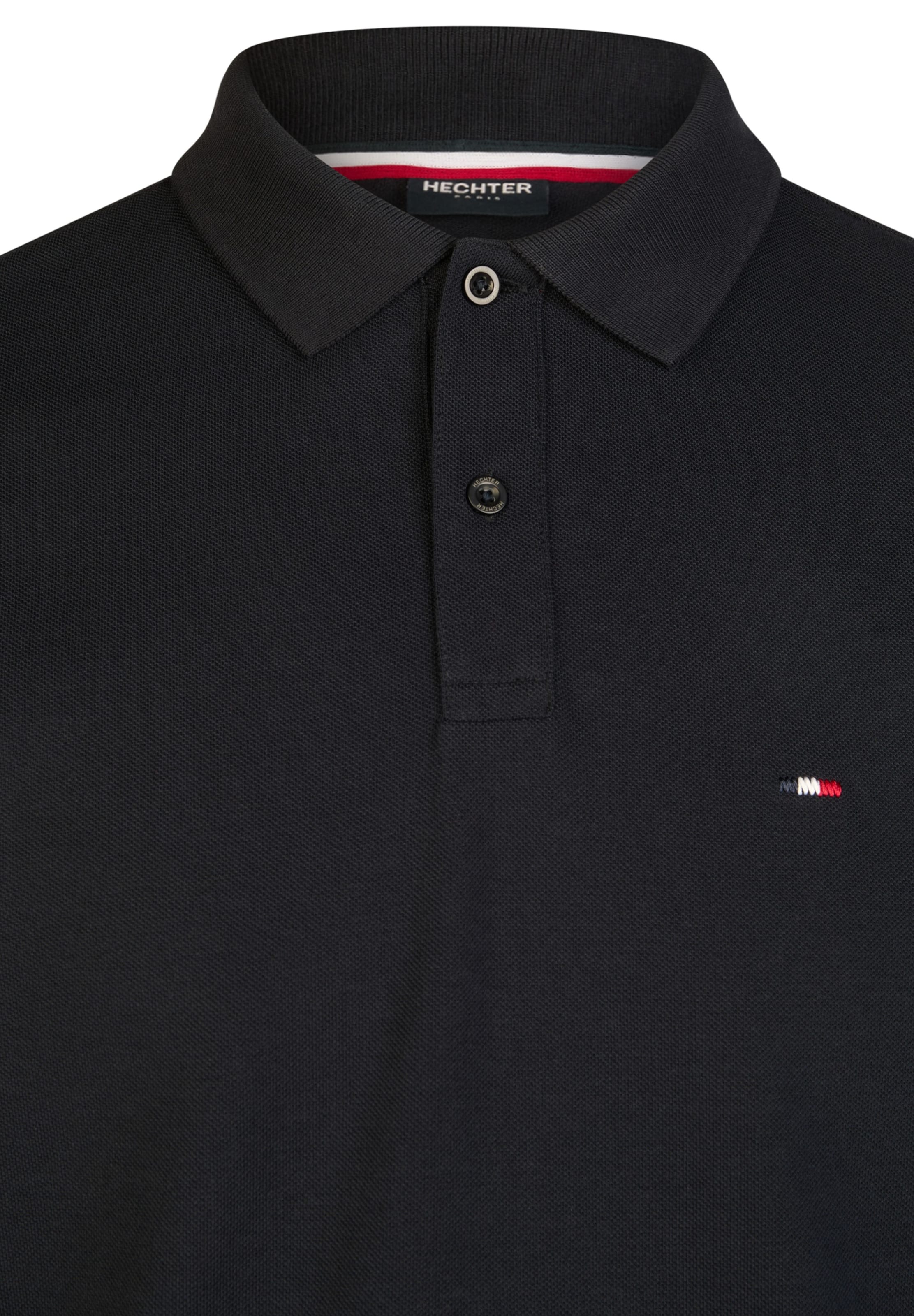HECHTER PARIS Shirt 'POLO PIQUE' in Blue