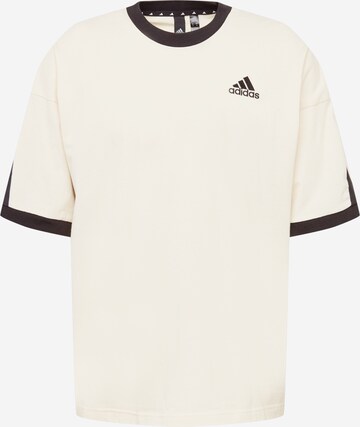 T-Shirt fonctionnel ADIDAS SPORTSWEAR en beige : devant
