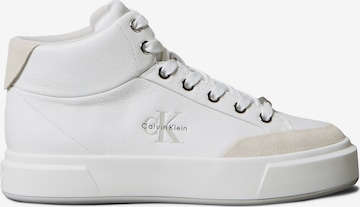 Calvin Klein JeansVisoke tenisice - bijela boja: prednji dio