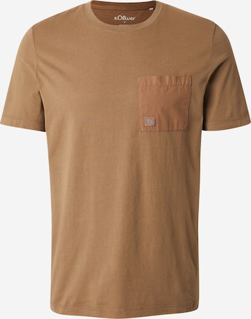 T-Shirt s.Oliver en marron : devant