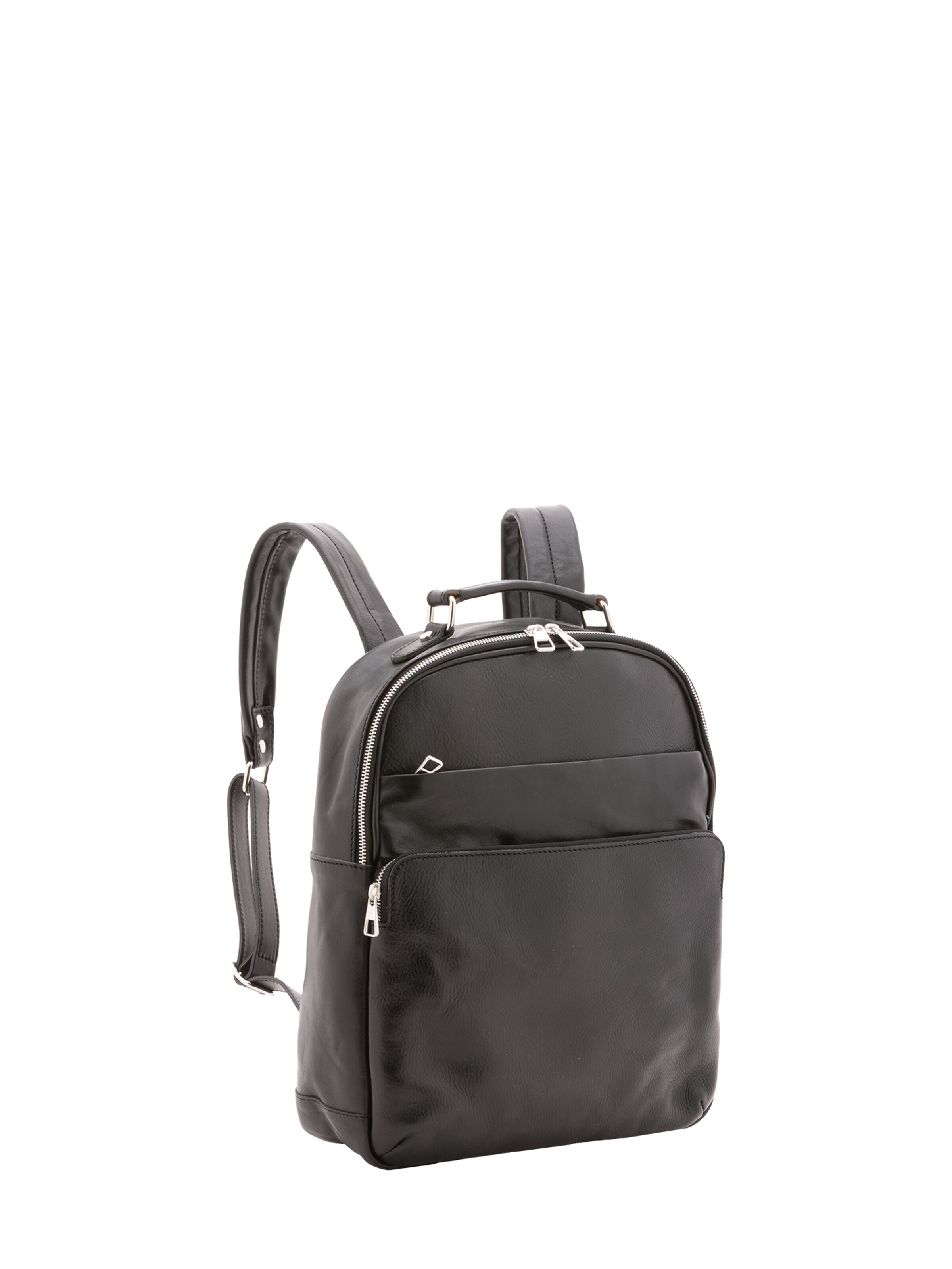 Zaino di Viola Castellani in nero: frontale