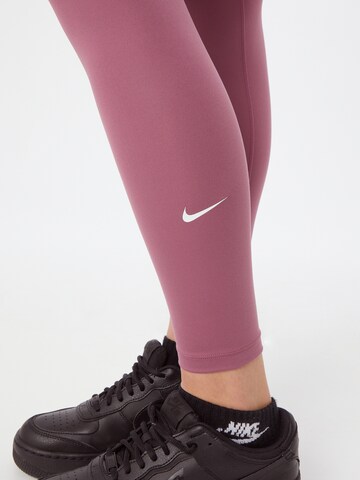 NIKE Skinny Sportovní kalhoty 'One' – pink
