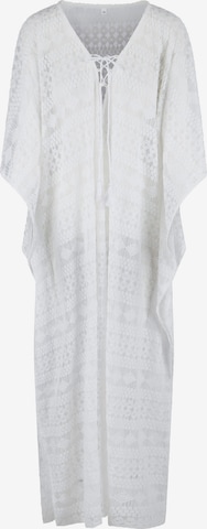 LingaDore - Vestido de praia em branco: frente