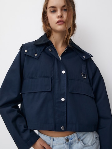 Pull&Bear Between-Season Jacket in Blue