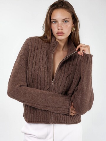 Cardigan Hiccup en marron
