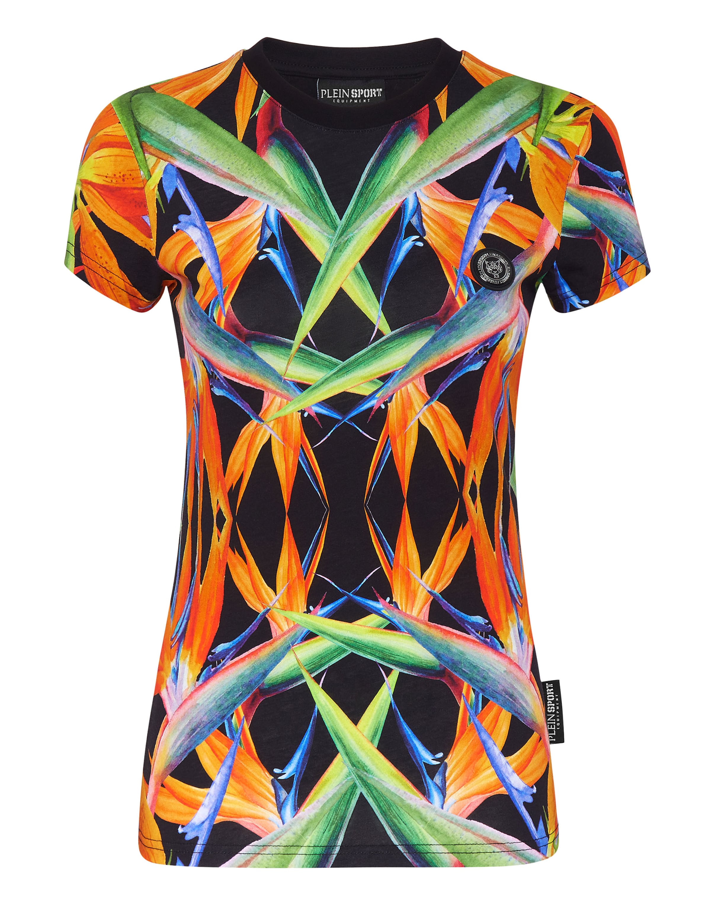 Maglietta di Plein Sport in nero: frontale