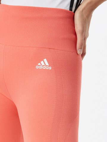 ADIDAS SPORTSWEARSkinny Sportske hlače - roza boja