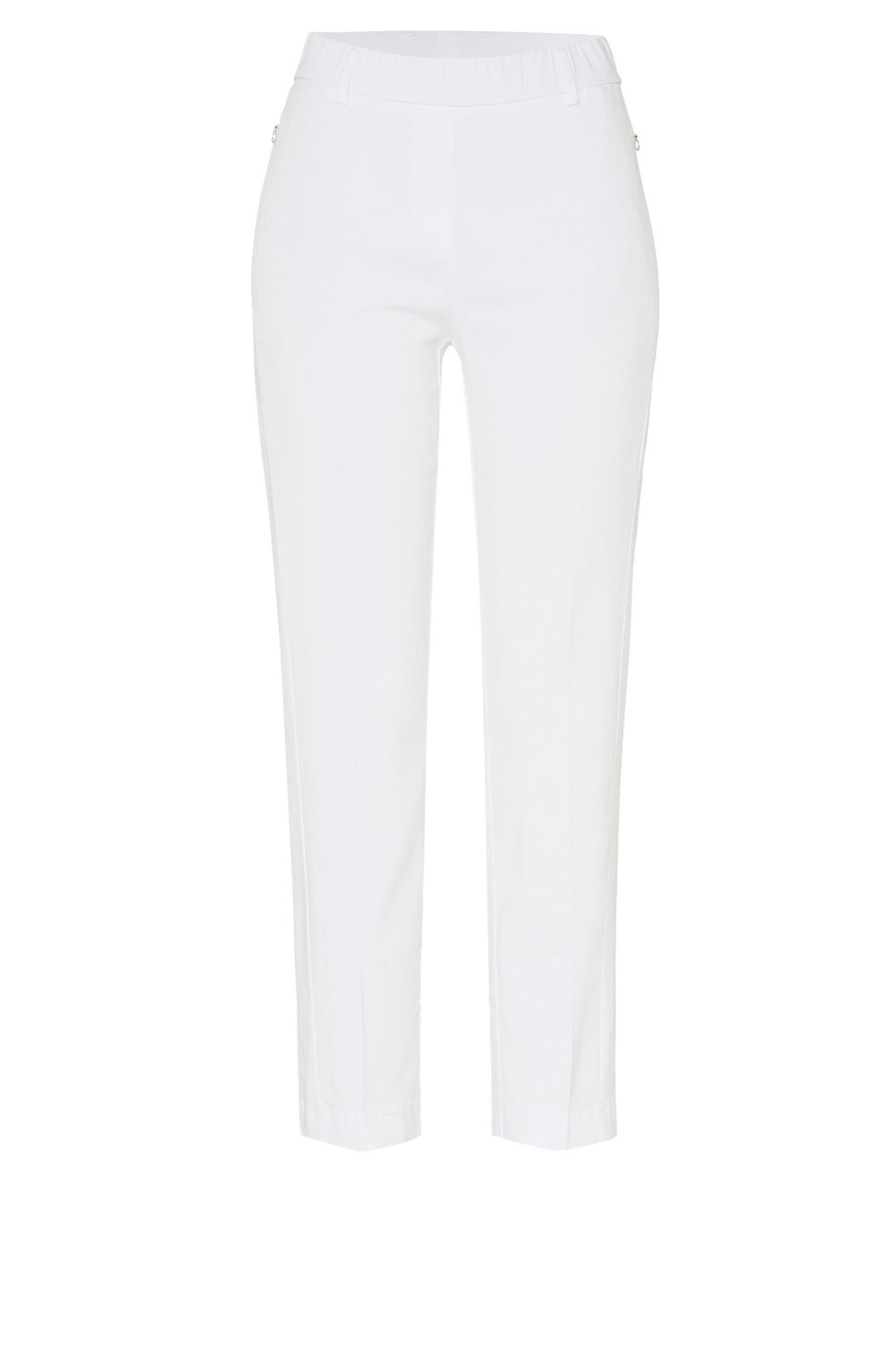 TONI Bügelfaltenhose in Weiß: Vorderseite