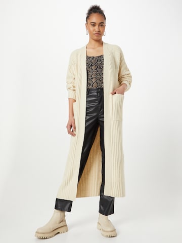 Gina Tricot Knit Cardigan 'Beccy' in Beige