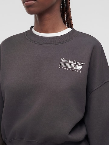 new balance - Sudadera 'Trackside' en negro