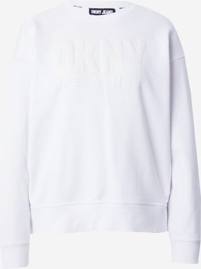 DKNY Sweatshirt em branco / branco natural, Vista do produto