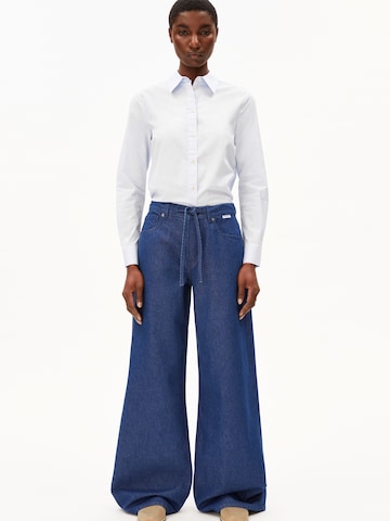 ARMEDANGELS Wide leg Jeans 'ASTRAEAAS' in Blauw