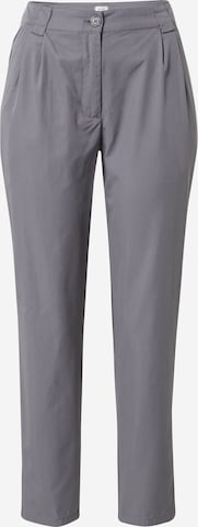 Pimkie Regular Pleat-Front Pants 'Pananas' in Grey: front