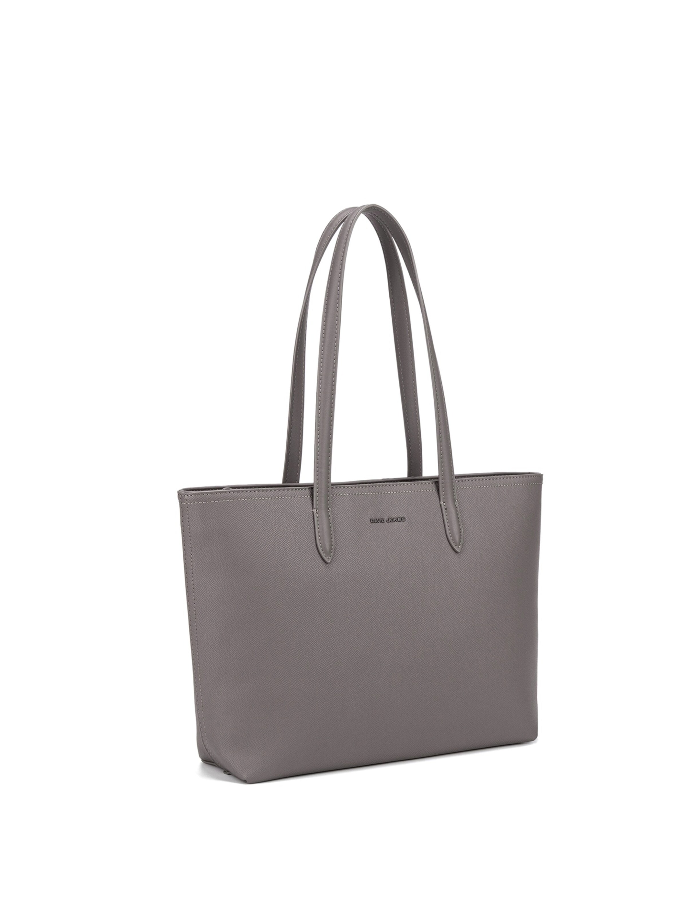 David Jones Tasche in Grau: Vorderseite