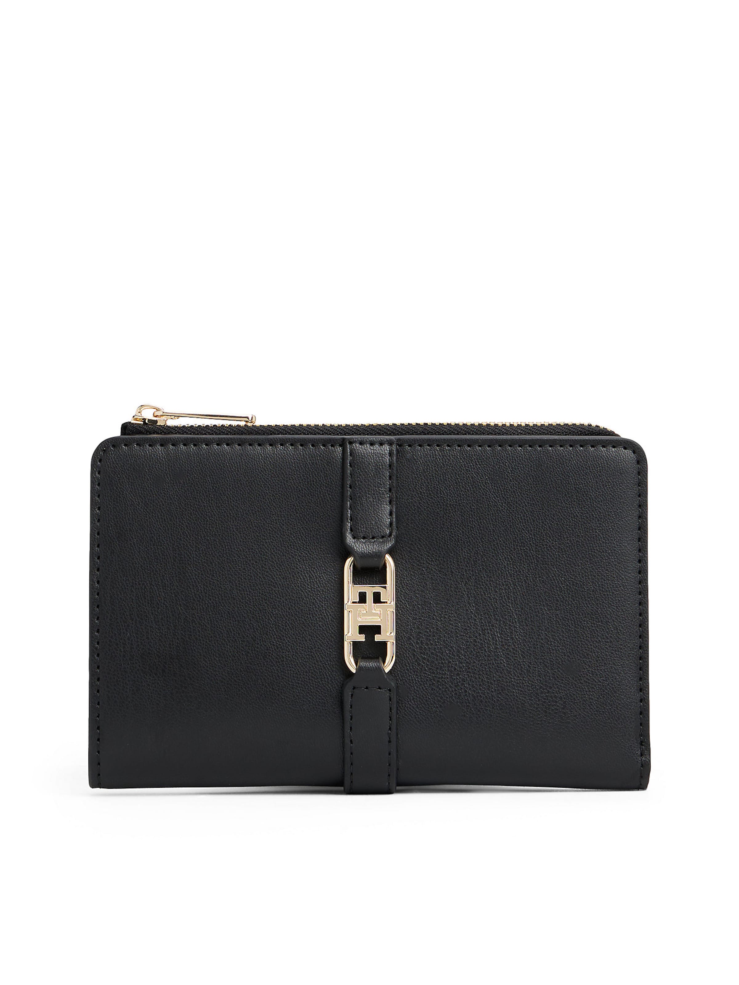 TOMMY HILFIGER Wallet in Black: front