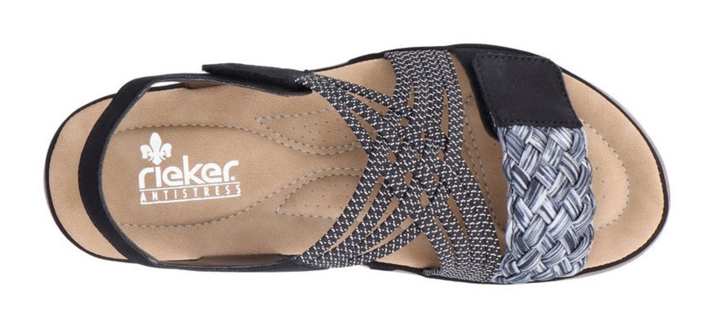 Rieker Sandale in Schwarz