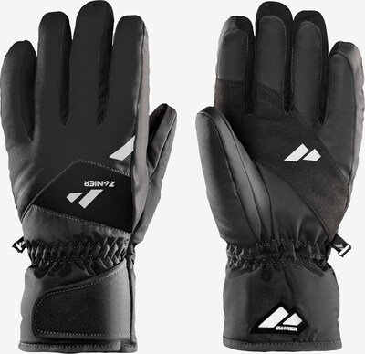 Zanier Sporthandschuhe 'Kirchberg' in schwarz / weiß, Produktansicht