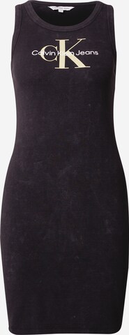 Calvin Klein Jeans - Vestido en negro: frente