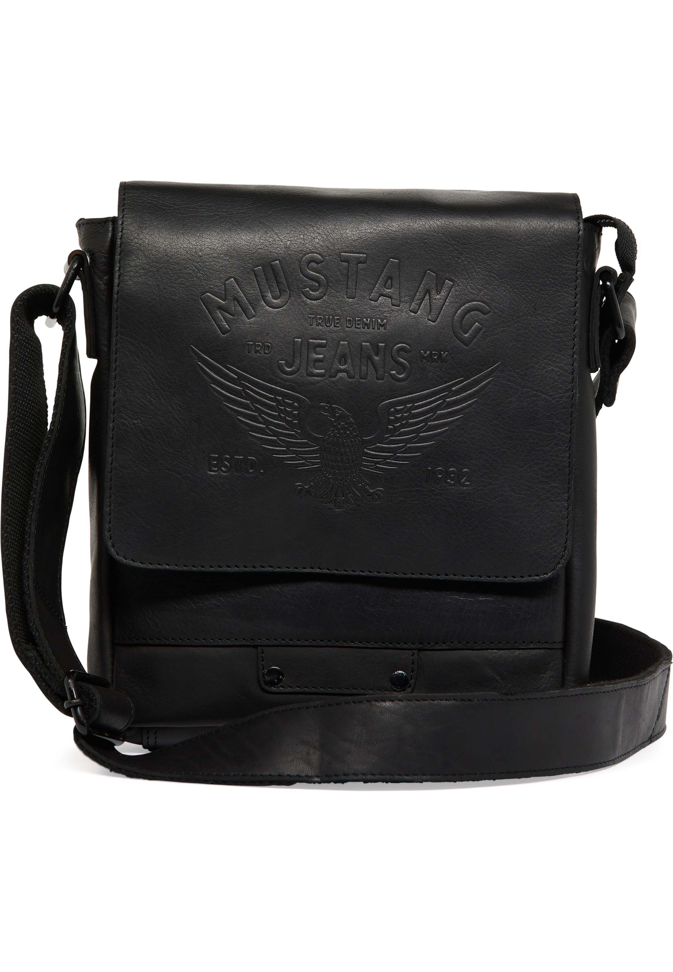MUSTANG Crossbody Bag in Black: front