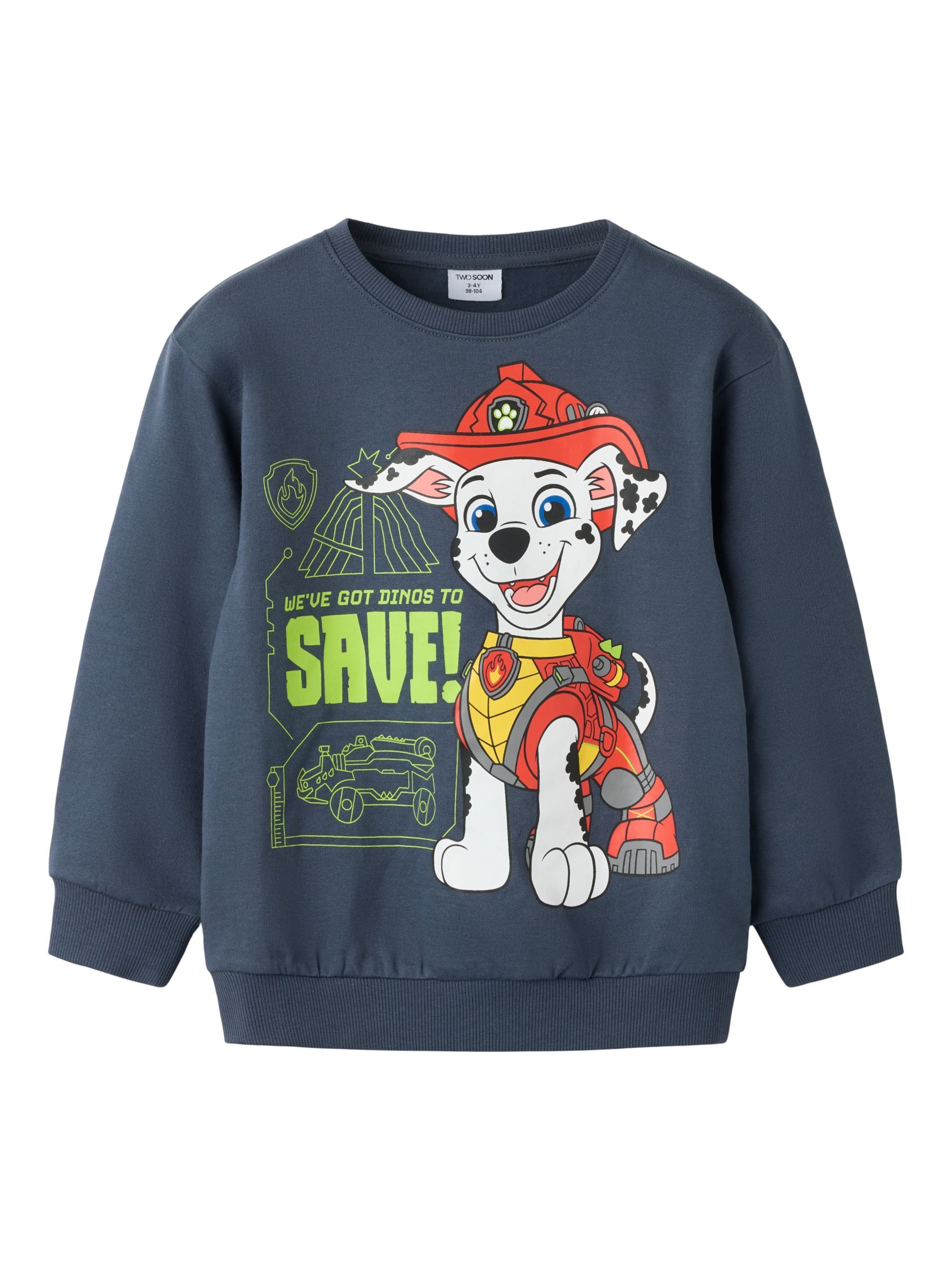 TWO SOON Bluza 'Paw Patrol' w kolorze niebieski: przód