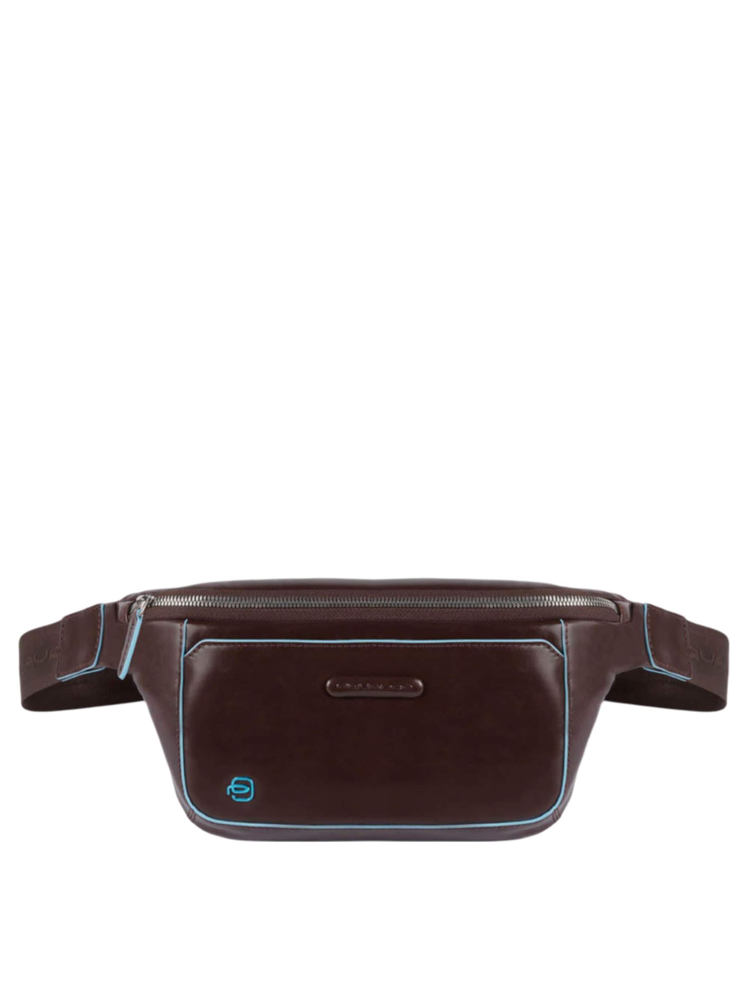 Piquadro Crossbody Bag in Brown: front