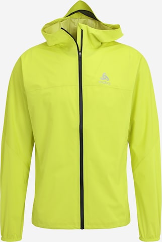ODLO Athletic Jacket in Yellow: front