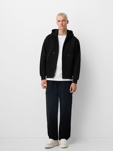 Giacca di felpa di Bershka in nero
