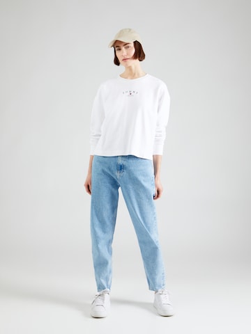 Sweat-shirt 'Essential' Tommy Jeans en blanc