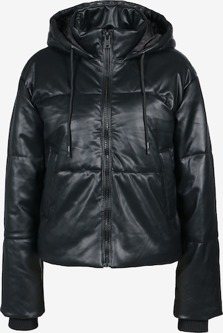 FREAKY NATION Winter Jacket in Black: front