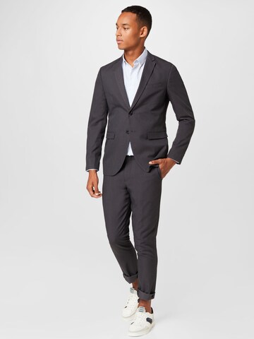 Coupe slim Costume 'LAFRANCO' JACK & JONES en gris : devant