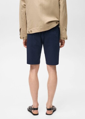 MANGO MAN Slimfit Shorts 'Gracia' in Blau