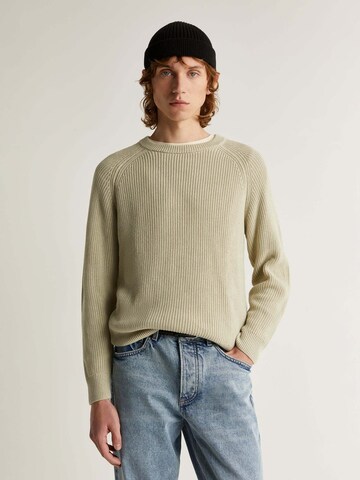 Scalpers Pullover 'New Frederic' in Grün: Vorderseite