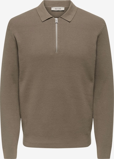 Only & Sons Neulepaita 'ONSPhil' koossa L värissä taupe, Tuotenäkymä