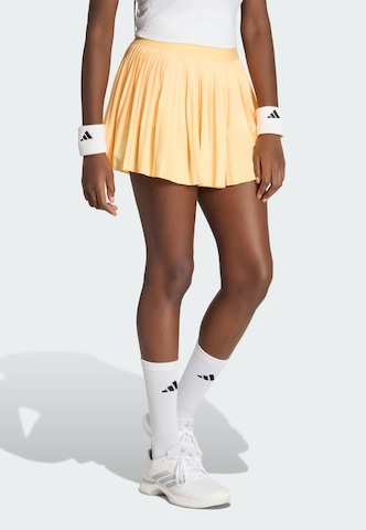 ADIDAS PERFORMANCE Sports skirt 'Club' in Orange: front