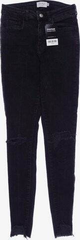 NA-KD Jeans 25-26 in Schwarz: predná strana