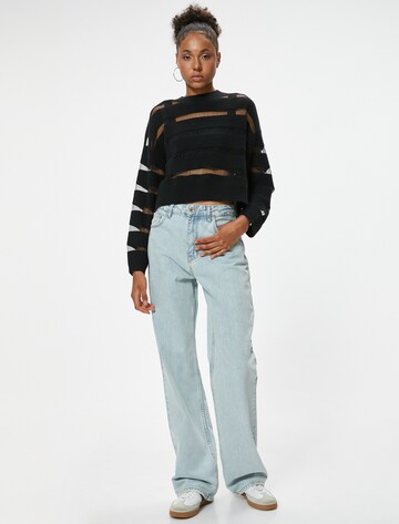 Koton Pullover in Schwarz