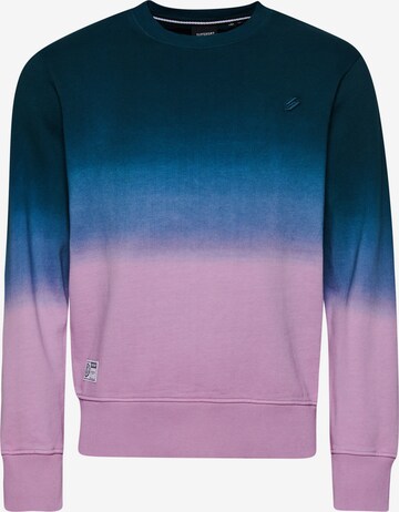 Superdry Sweatshirt 'Code 2.0' in Blau: front