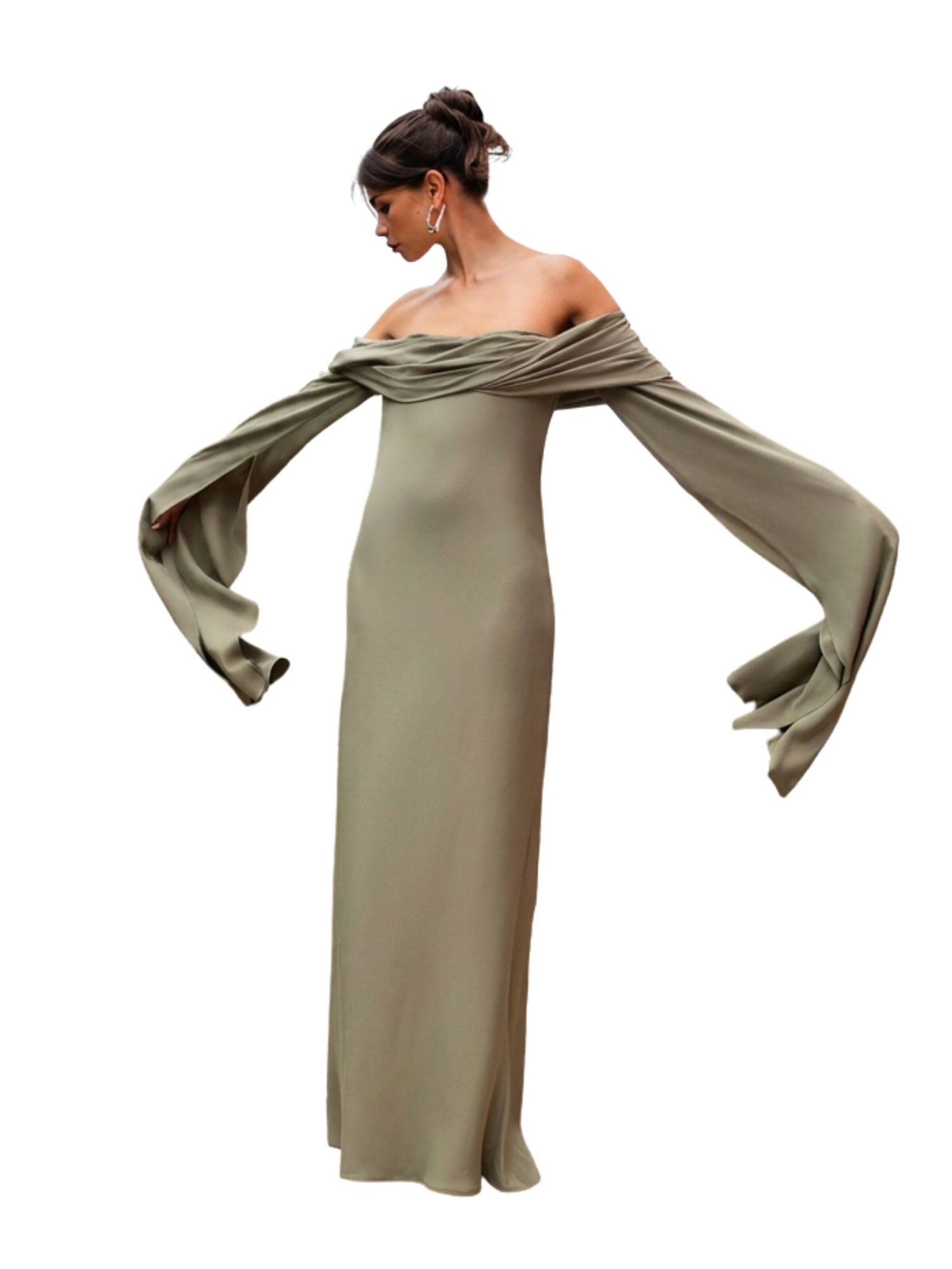 Abito da cocktail 'Habarana' di Nisia PartyWear in verde