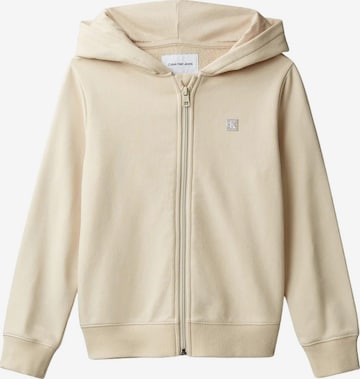 Sweat Calvin Klein Kids en beige : devant